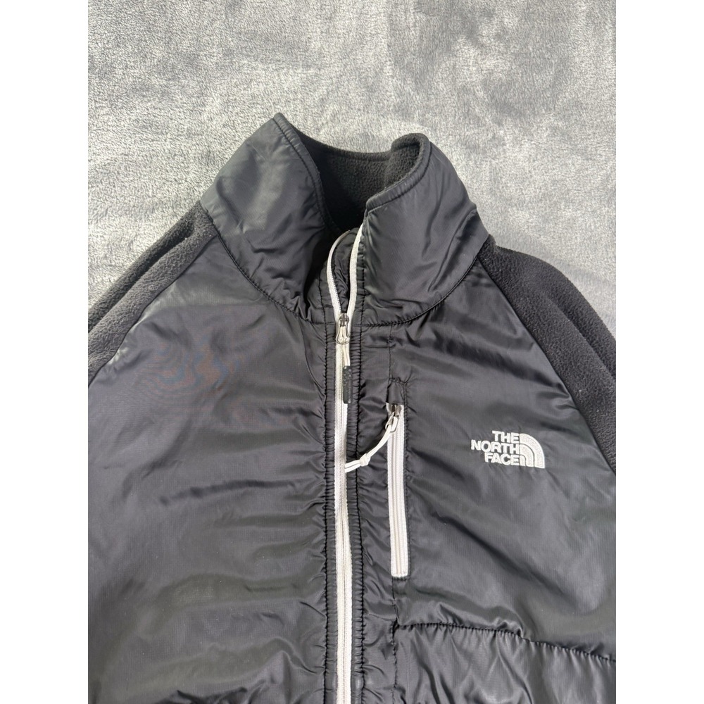 The North Face Black Nylon Fleece Full Zip Denali Polartec Jacket Women's Large - Picture 2 of 7